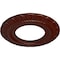 Ekena Millwork Claremont Ceiling Medallion (Fits Canopies up to 5 5/8"), 9"OD x 4 1/2"ID x 1/2"P, Brushed Mahogany CM09CLBMF - alternate 5